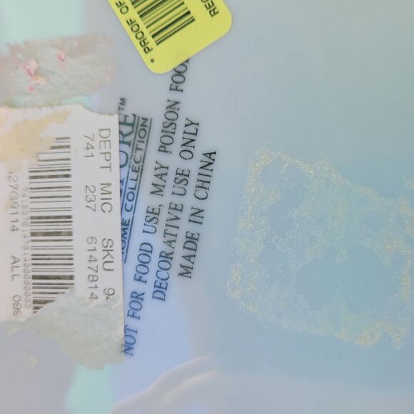 Signature Home Collection Elephant Decorative Plate  Gold Painted Accents - Picture 5 of 5